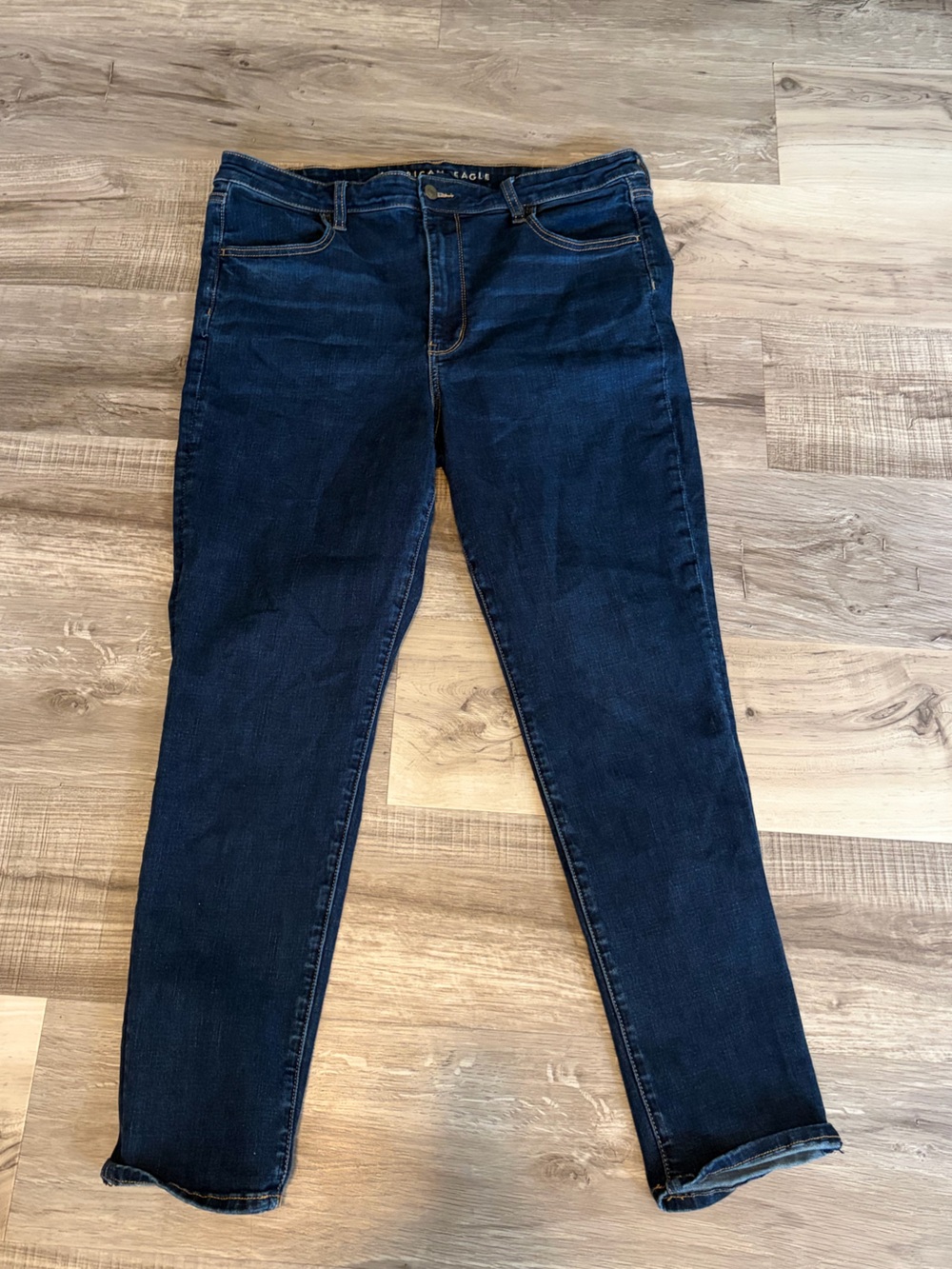 American Eagle Outfitters Dark Blue high waisted jeggings